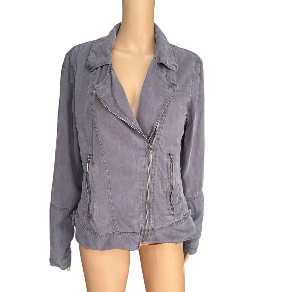Max Jeans Moto Jacket Women's size L